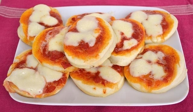 pequeñas pizzas