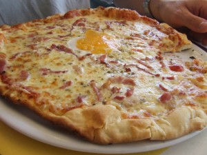 carbonara de pizza