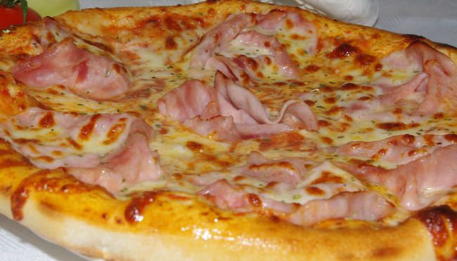 jamón de pizza