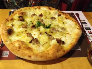 pizza with potatoes