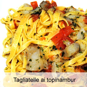 Tagliatelle al topinambur