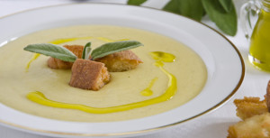 Jerusalem artichoke soup