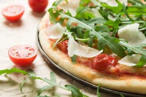 tomate de pizza receta cohetes stracchino