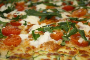 tomate de pizza receta cohetes stracchino