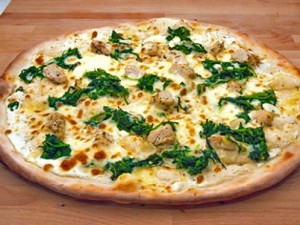 spinach pizza