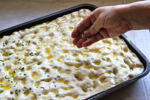 Focaccia italiana clásica receta