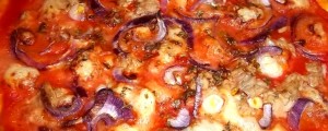 pizza recipe onions of Tropea and nduja