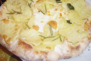 Massa de pão para Pizza com batatas e Mediterrâneo Focaccia