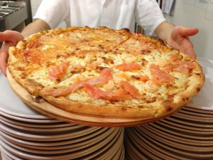 Pizza al Salmón