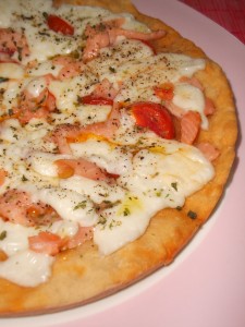 Pizza al Salmone