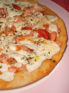 Pizza al Salmón