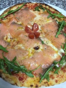 Pizza al Salmón