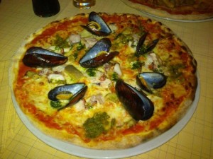 Receta de pizza Mare e Monti