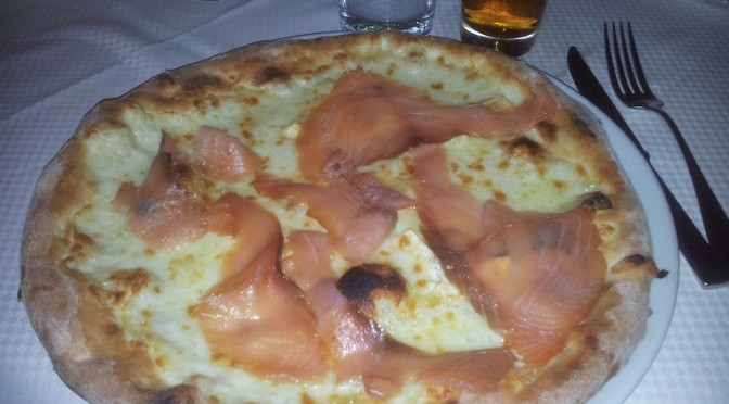 Pizza al Salmón