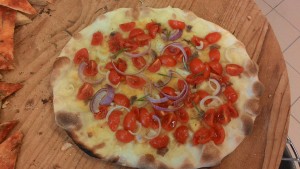 Anchovas, Tomate, Cebola Focaccia