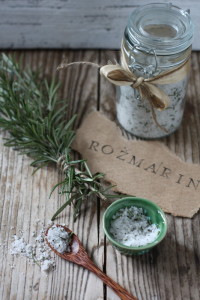 Salt Flavored With Rosemary As preparation of this dish