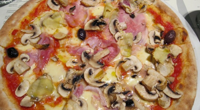 Pizza Capricciosa With Wholemeal