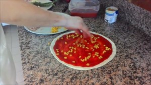 Corn and Tuna Recipe Pizza