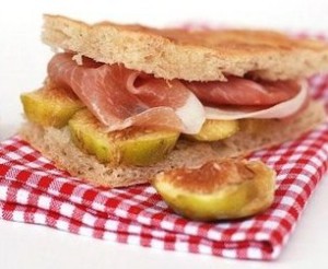 Focaccia With Ham And Figs
