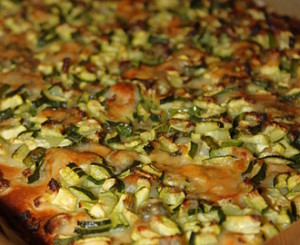 Pizza Tuna and Zucchini