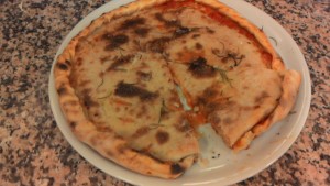 Na Receita Pizza parisiense e Preparação