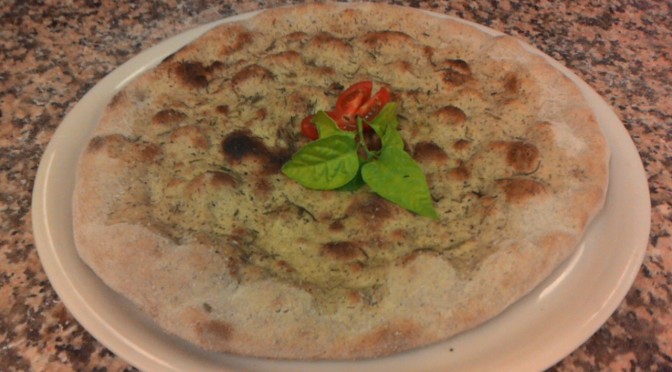 Farina Focaccia with Cannabis