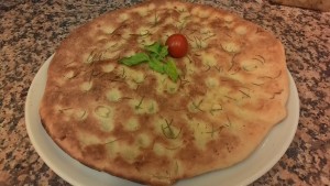 Pizza Con Fagioli
