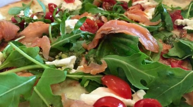 Pizza Rucola e Salmone