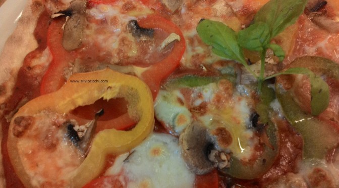 Pizza Peppers e cogumelos Receita