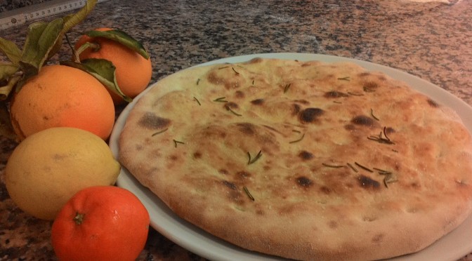 Impasto Focaccia Agli Agrumi