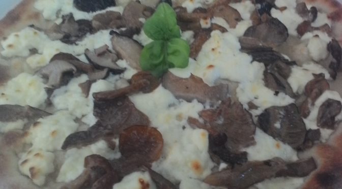 Recipe Of Pizza With Mascarpone and Forest Mushrooms