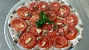 Focaccia Com receita Tomate assado e Preparação