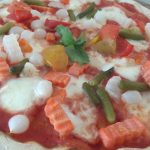 Pizza Vegetariana Con i Sottaceti