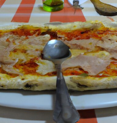Pizza na pá a tradição romana