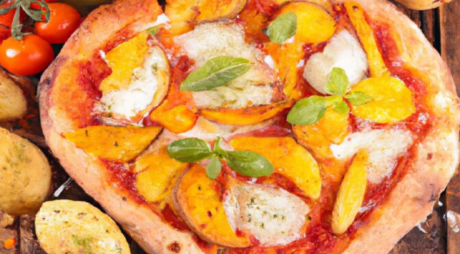 Potato pizza is a tasty and original variation of pizza